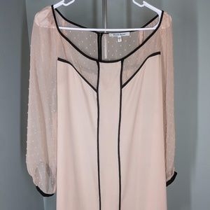 Black Rainn Blouse high low style